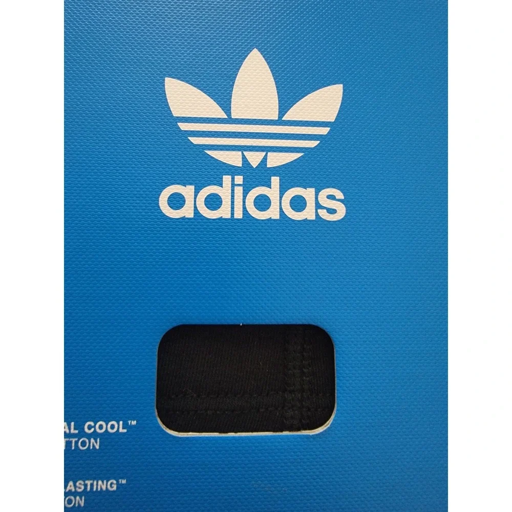 Adidas Mens 3 Pack Comfort Flex Cotton Trunks Black Small 4A1M51